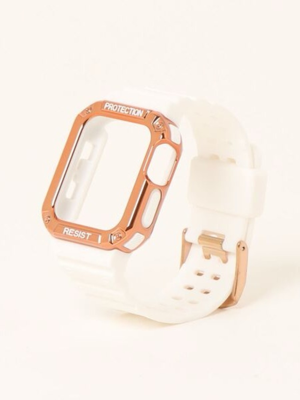 Apple Watch 40mm White Rose Gold Protective Case Bumper Frame Cover
